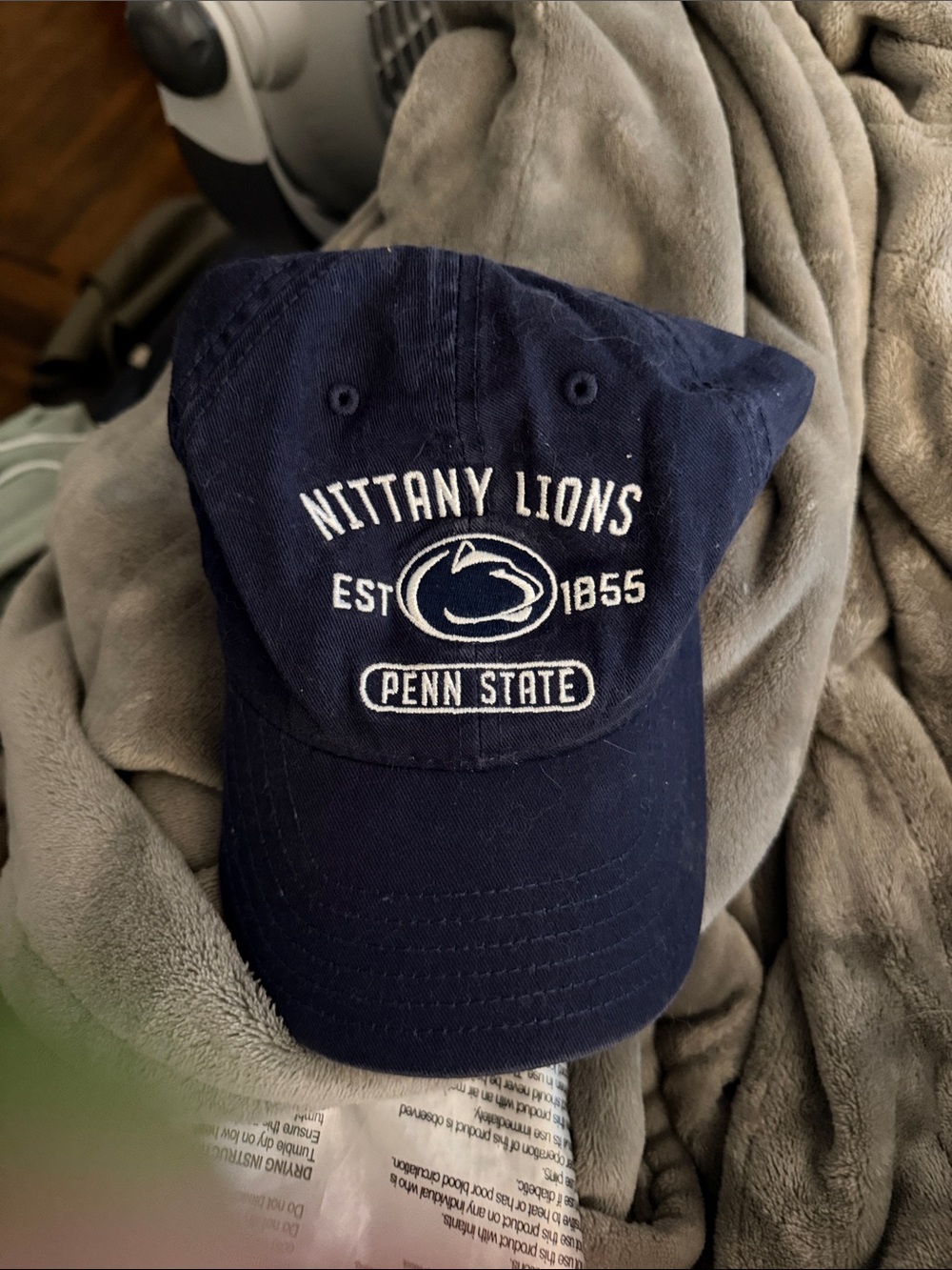 Top of the World Navy Penn State Embroidered Baseball Hat